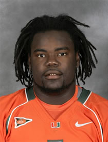 University of Miami defensive lineman Bryan Pata has been shot and killed at his apartment complex in Miami.