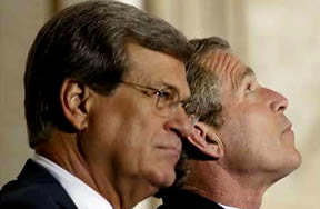 Senator Trent Lott, ousted in 2002 because of racist remarks, won election for the minority GOP No2. post in the next Congress.