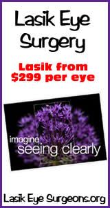 Lasik from $299 per eye !