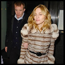 Madonna has upset PETA for wearing a real chinchilla fur coat as she left a London restaurant the other night.