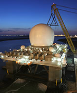 A large $900 million sea-based X-band radar that was stuck in Hawaii for months has finally made its way to Alaska.