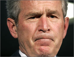 President Bush is about to get a stinging rebuke from the U.S. House of Representatives today over his Iraq war policy and his decision to send more troops to that nation's civil war.