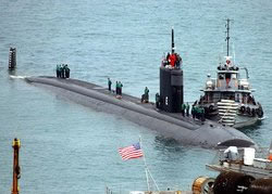 A false alarm led the Pentagon overnight to scramble to save a nuclear-powered submarine that U.S. Navy officials feared was lying helpless on the ocean floor off Jacksonville, Fla.