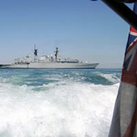 British Royal Marines captured by Iranian navy