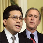 President Bush called attorney general Alberto Gonzales Tuesday morning to reassure him of his support despite the repeated lies and half-truths coming from his office.