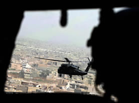 A UH-60 Blackhawk helicopter crashed in during a night operation in northern Iraq Wednesday killing fourteen more American soldiers.