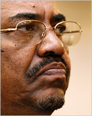 Sudan's president, Omar Hassan al-Bashir accused