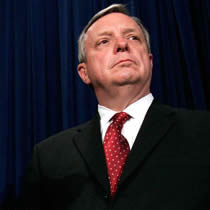 Dick Durbin, the second-ranking Democrat in the Senate, is accusing the Bush administration of manipulating negative information in its highly anticipated Iraq report that will be released next week.